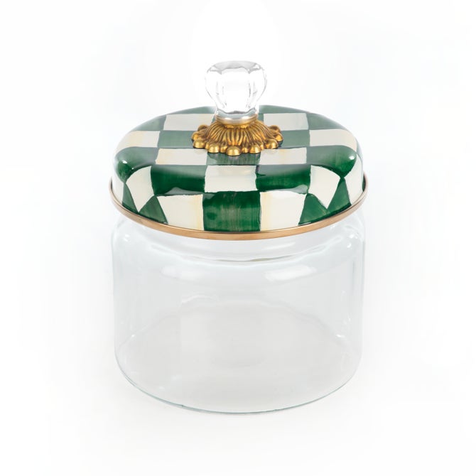 Emerald Check Kitchen Canisters - {current_domain}
