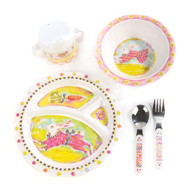 Bunny Toddler's Dinnerware Set - {current_domain}