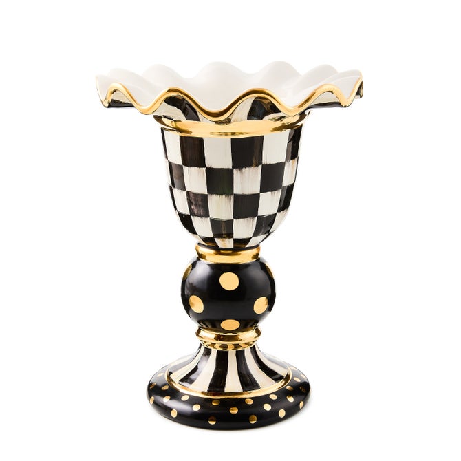 Courtly Check Stately Vase - {current_domain}