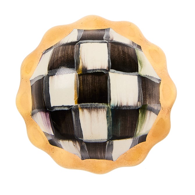 Courtly Check Petit Four Round Knob - {current_domain}