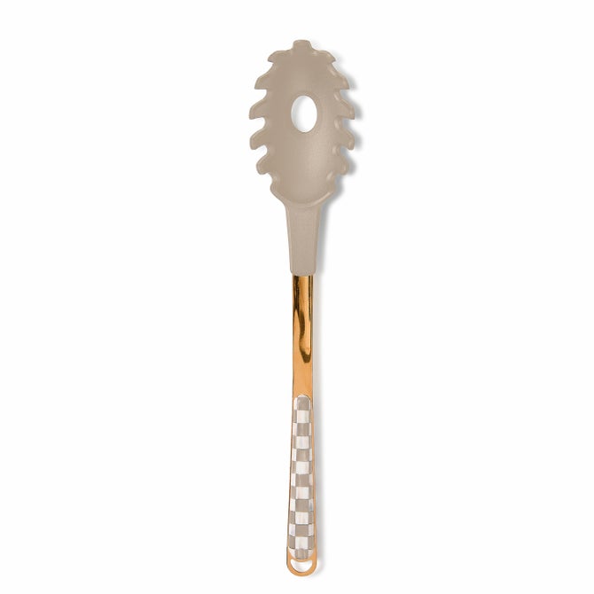 Mocha Check Pasta Spoon - {current_domain}