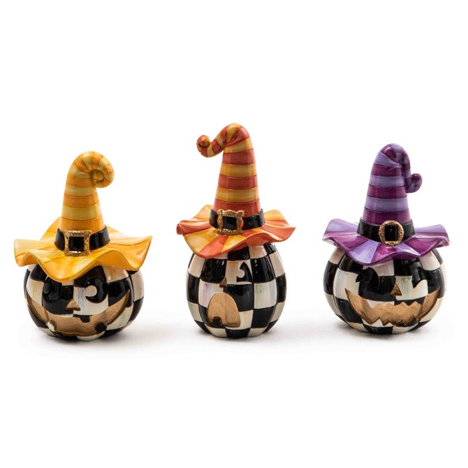 Mini Happy Jack Pumpkins, Set of 3 - {current_domain}