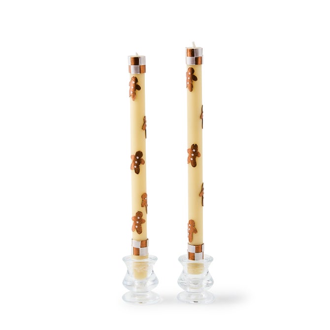 Gingerbread Dinner Candles, Set of 2 - {current_domain}