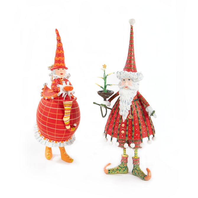 Patience Brewster Dash Away Red Mrs. Santa Ornament - {current_domain}