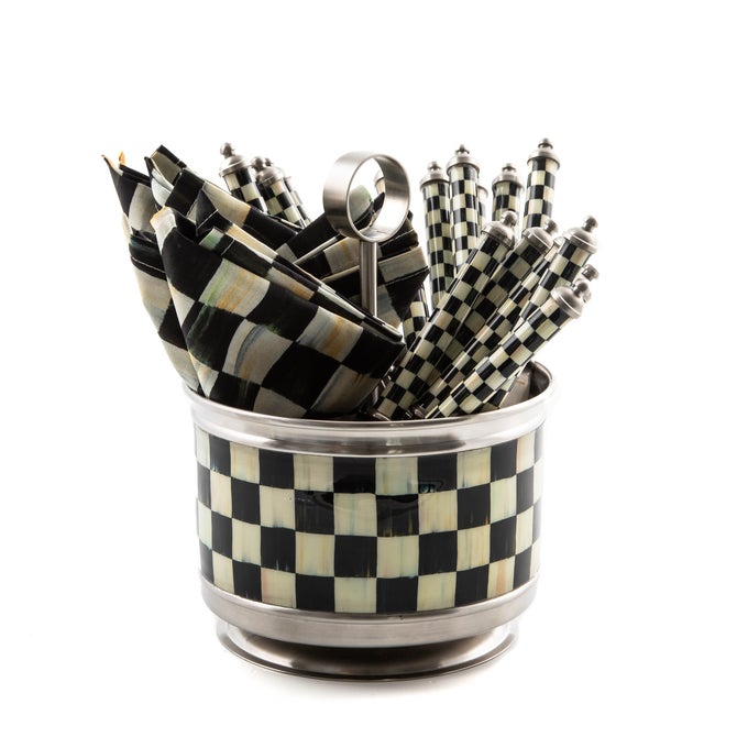 Courtly Check Supper Club Flatware Caddy - {current_domain}