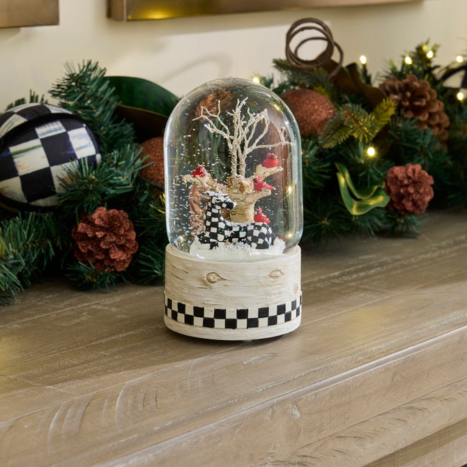 Farmhouse Deer Snow Globe - {current_domain}