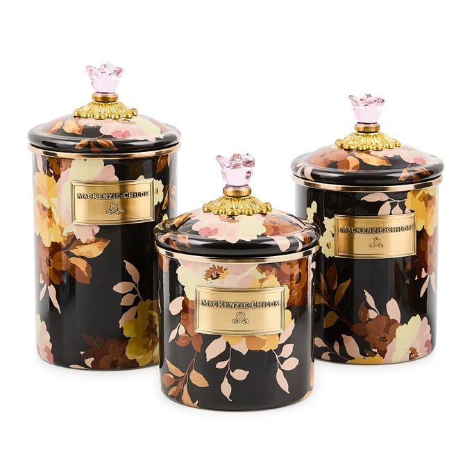 Wild Rose Brown Small Canister - {current_domain}