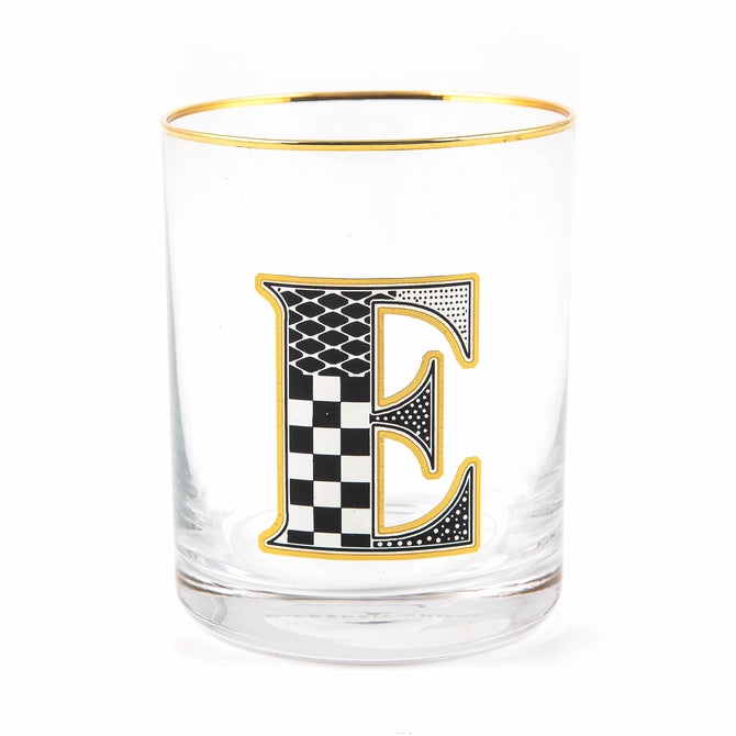 Monogram Tumbler - E - {current_domain}