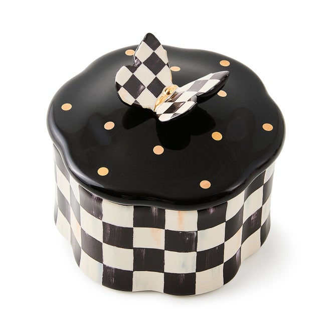 Courtly Check Butterfly Trinket Box - {current_domain}