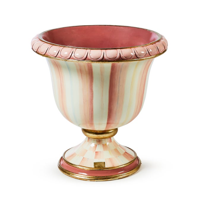 Rosy Stripe Urn - {current_domain}