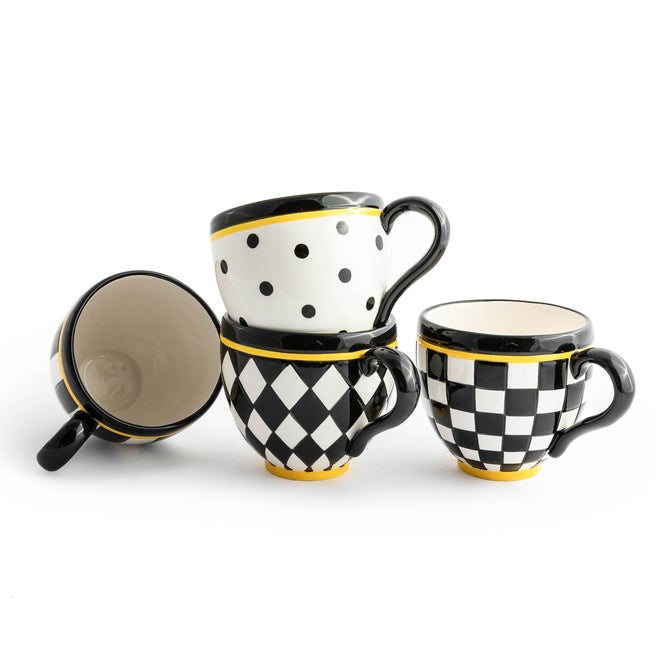 Courtly Mugs, Set of 4 - {current_domain}