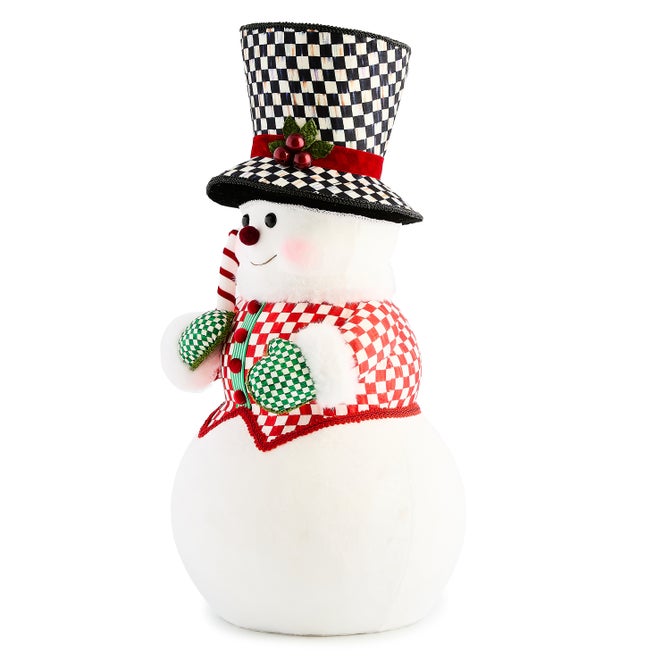Check It Out Fabric Snowman Figure - {current_domain}