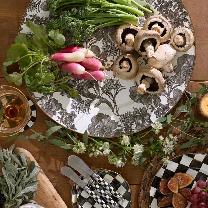 Sterling English Garden Enamel Serving Platter - {current_domain}