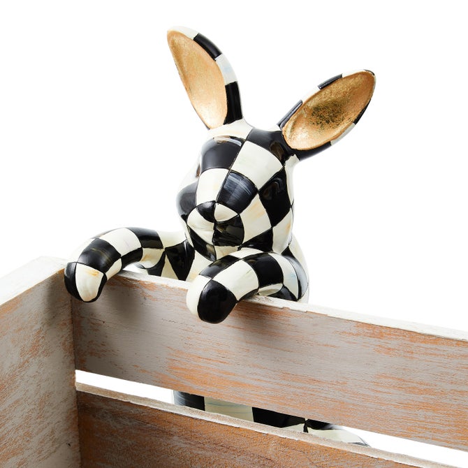 Courtly Check Bunny Fence Climber - {current_domain}