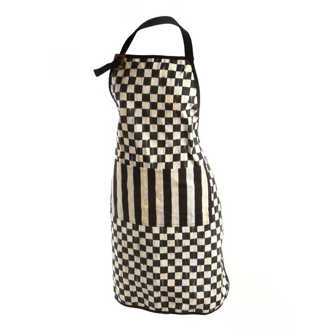 Courtly Check Bistro Apron - {current_domain}
