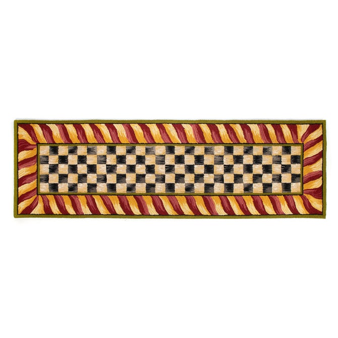 Courtly Check Red & Gold Rug - {current_domain}