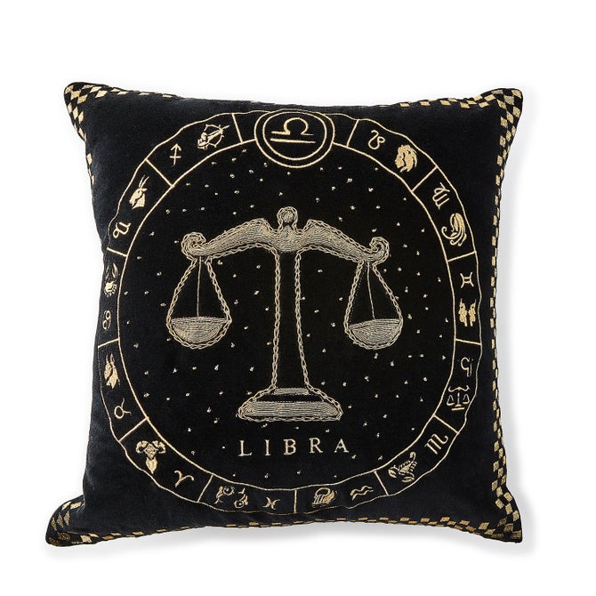 Libra Zodiac Throw Pillow - {current_domain}