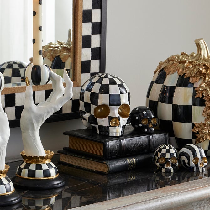 Courtly Check Skull - {current_domain}