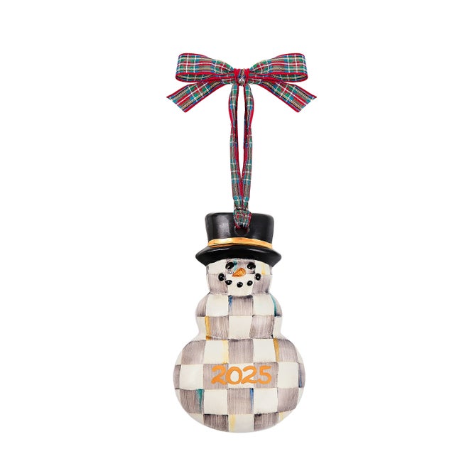 Sterling Check 2025 Snowman Ornament - {current_domain}