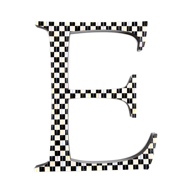 Courtly Check Letter - E - {current_domain}