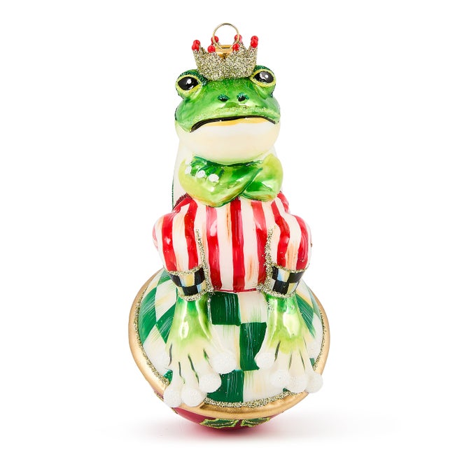Check It Out Mr. Jingles Glass Ornament - {current_domain}