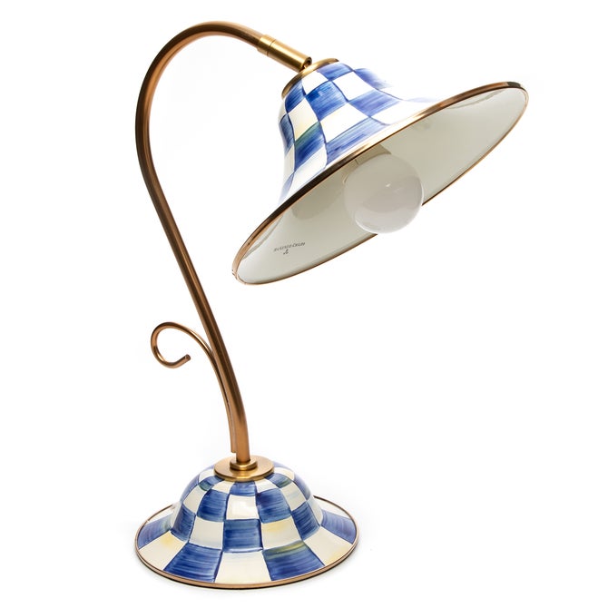 Royal Check Desk Lamp - {current_domain}