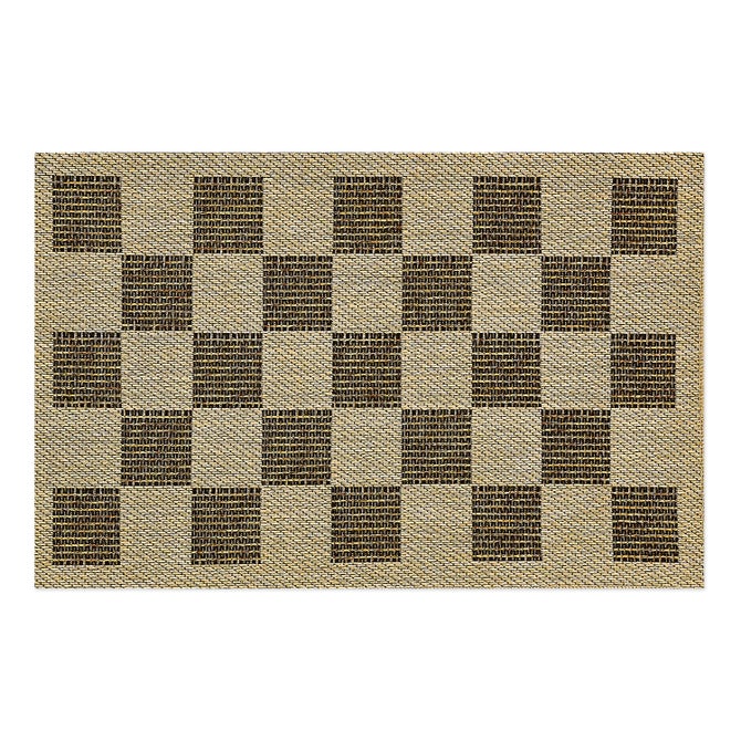 Black Check 2' x 3' Indoor/Outdoor Rug - {current_domain}