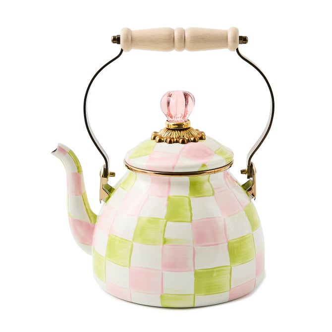 Palm Beach Check 2 Quart Tea Kettle - {current_domain}