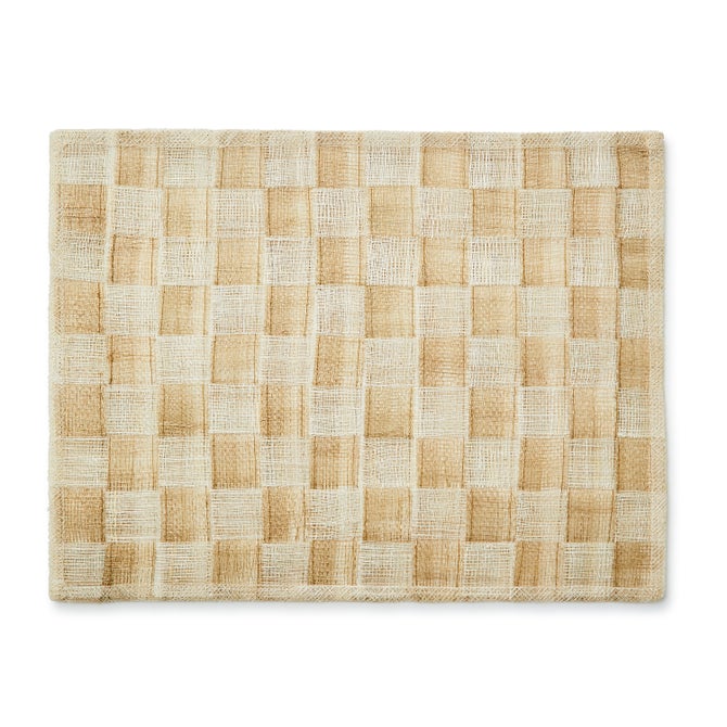 Flax Sinamay Placemats, Set of 4 - {current_domain}
