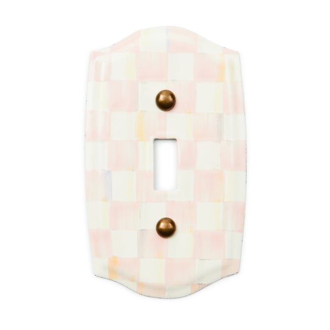 Rosy Check Single Toggle Switch Plate - {current_domain}