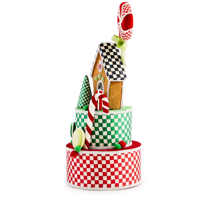 Check It Out Gingerbread Fabric Tree Topper - {current_domain}