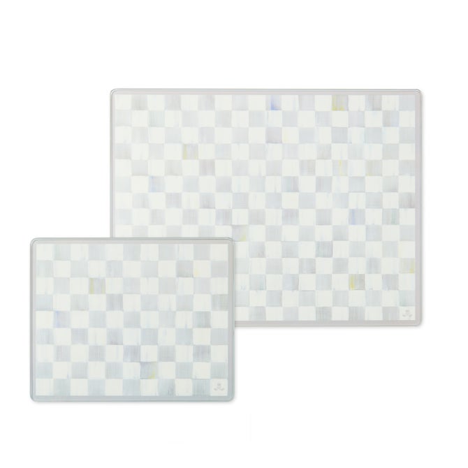 Sterling Check Glass Cutting Boards, Set of 2 - {current_domain}