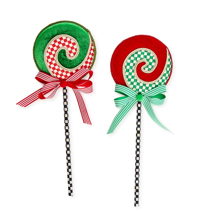 Check It Out Small Fabric Lollipop Picks, Set of 2 - {current_domain}