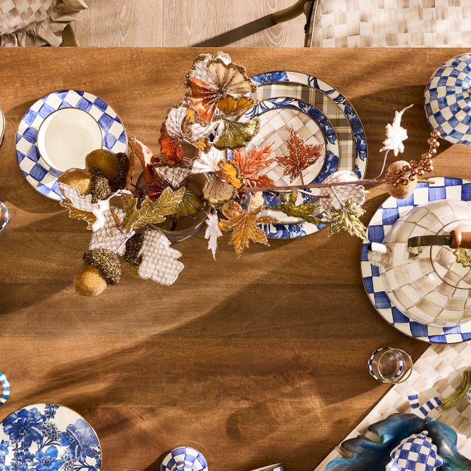 Mocha Check Acorn Spray - {current_domain}