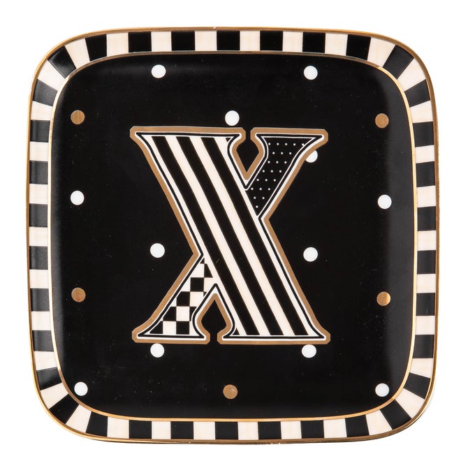 Monogram Dish - X - {current_domain}