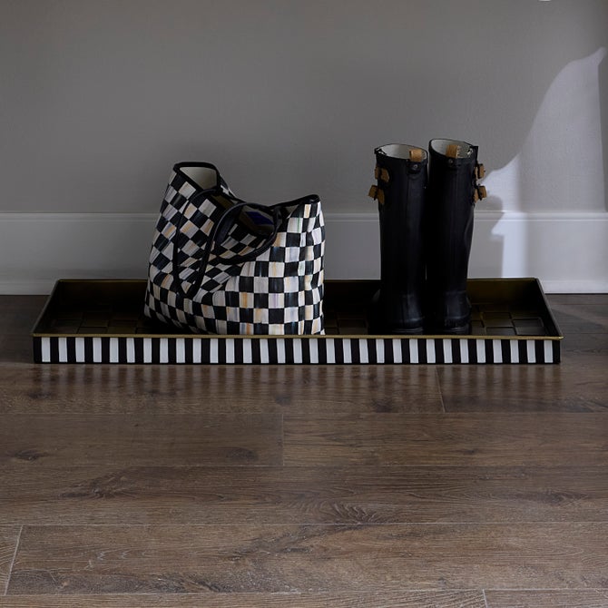 Courtly Stripe Boot Tray - {current_domain}