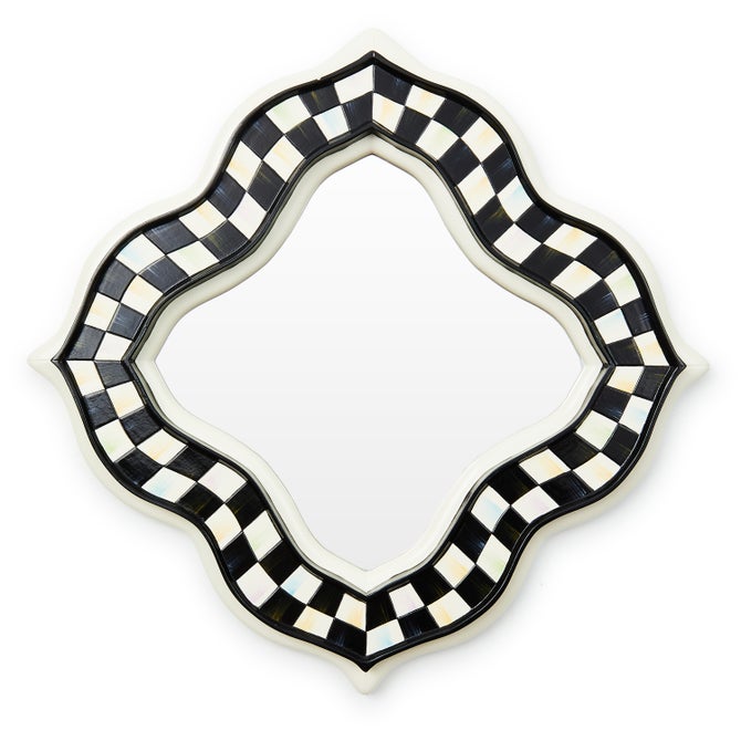 Courtly Quatriflower Small Wall Mirror - {current_domain}