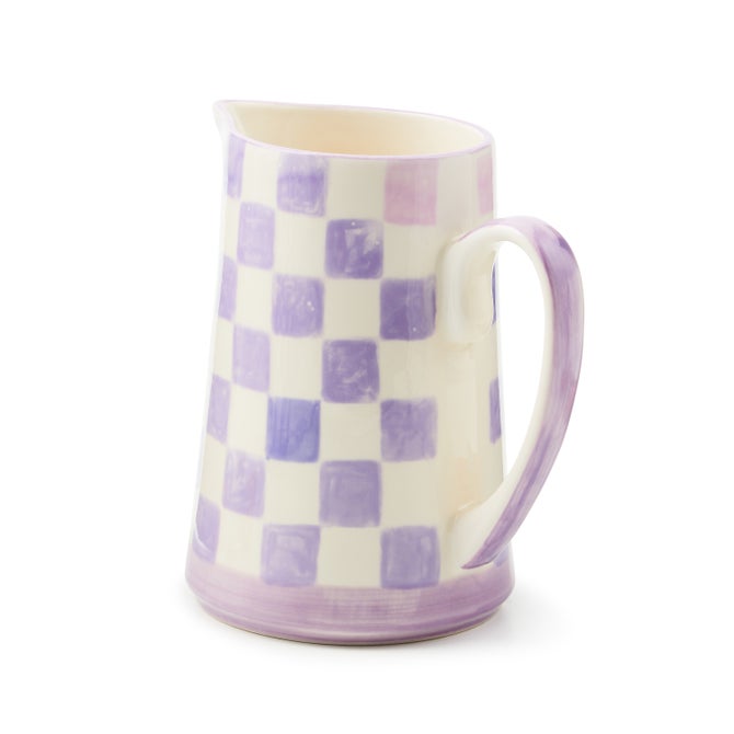 Lilac Check Pitcher - {current_domain}