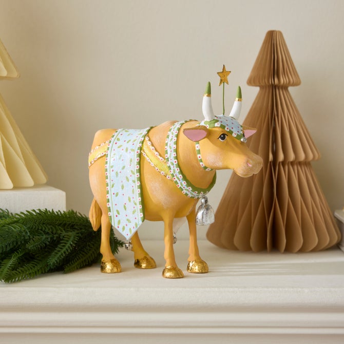 Patience Brewster Nativity Manger Cow Figure - {current_domain}