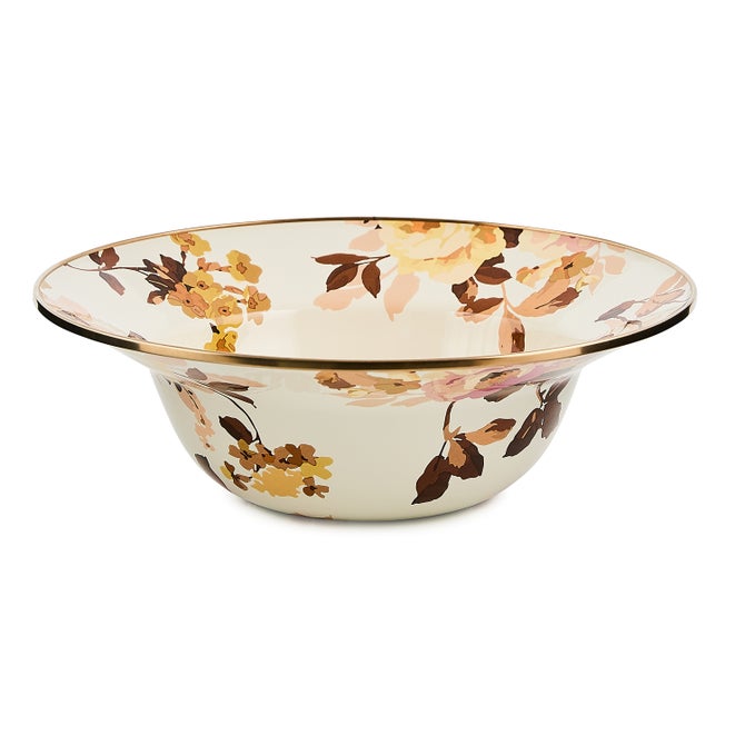 Wild Rose White Serving Bowl - {current_domain}
