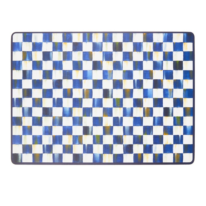 Royal Check Cork Back Placemats, Set of 4 - {current_domain}