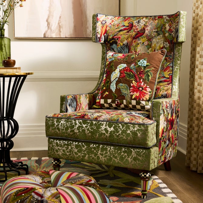 Birdsong Wing Chair - {current_domain}