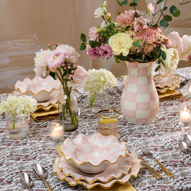 Check Fluted Ceramic Breakfast Bowl - {current_domain}