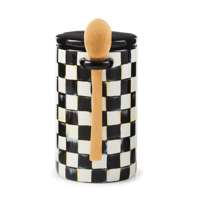 Courtly Check Farmhouse Canister - {current_domain}