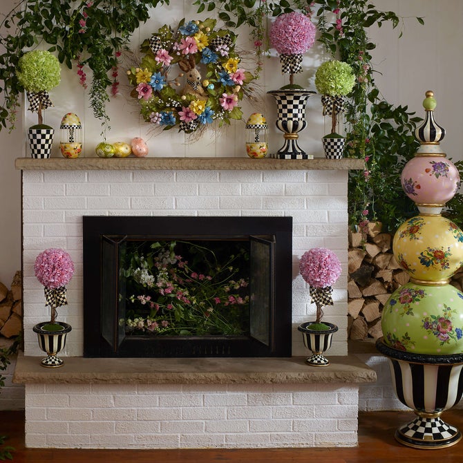 Courtly Stripe Tabletop Urn - {current_domain}