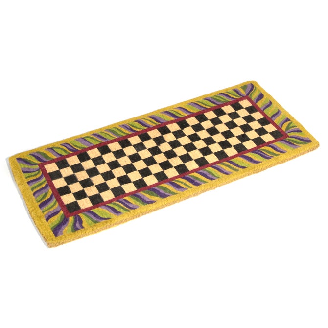 Courtly Check Double Door Entrance Mat - {current_domain}