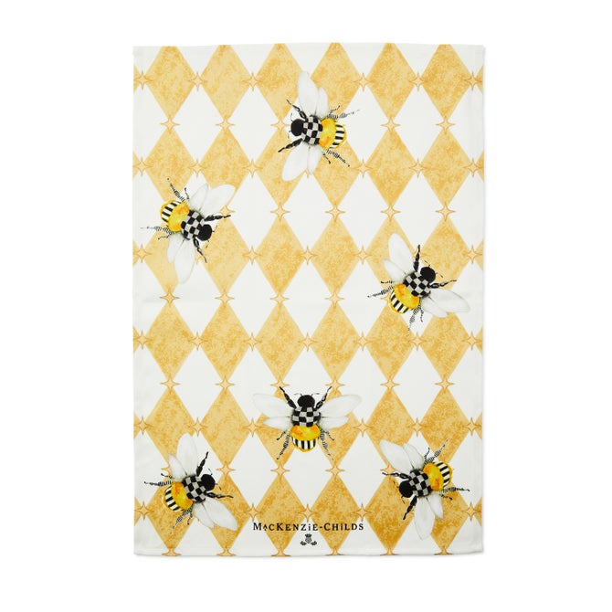 Honeycomb With Bees Dish Towel - {current_domain}