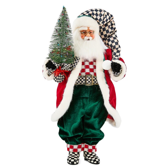 Check It Out Fabric Santa with Tree - {current_domain}