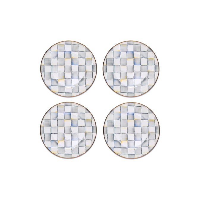 Sterling Check Dinner Plates, Set of 4 - {current_domain}