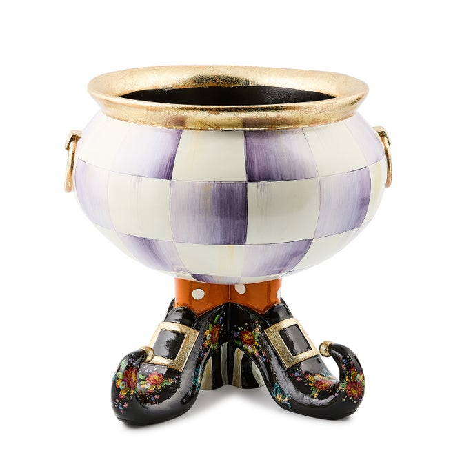 Halloween Fergal Violet Check Cauldron - {current_domain}